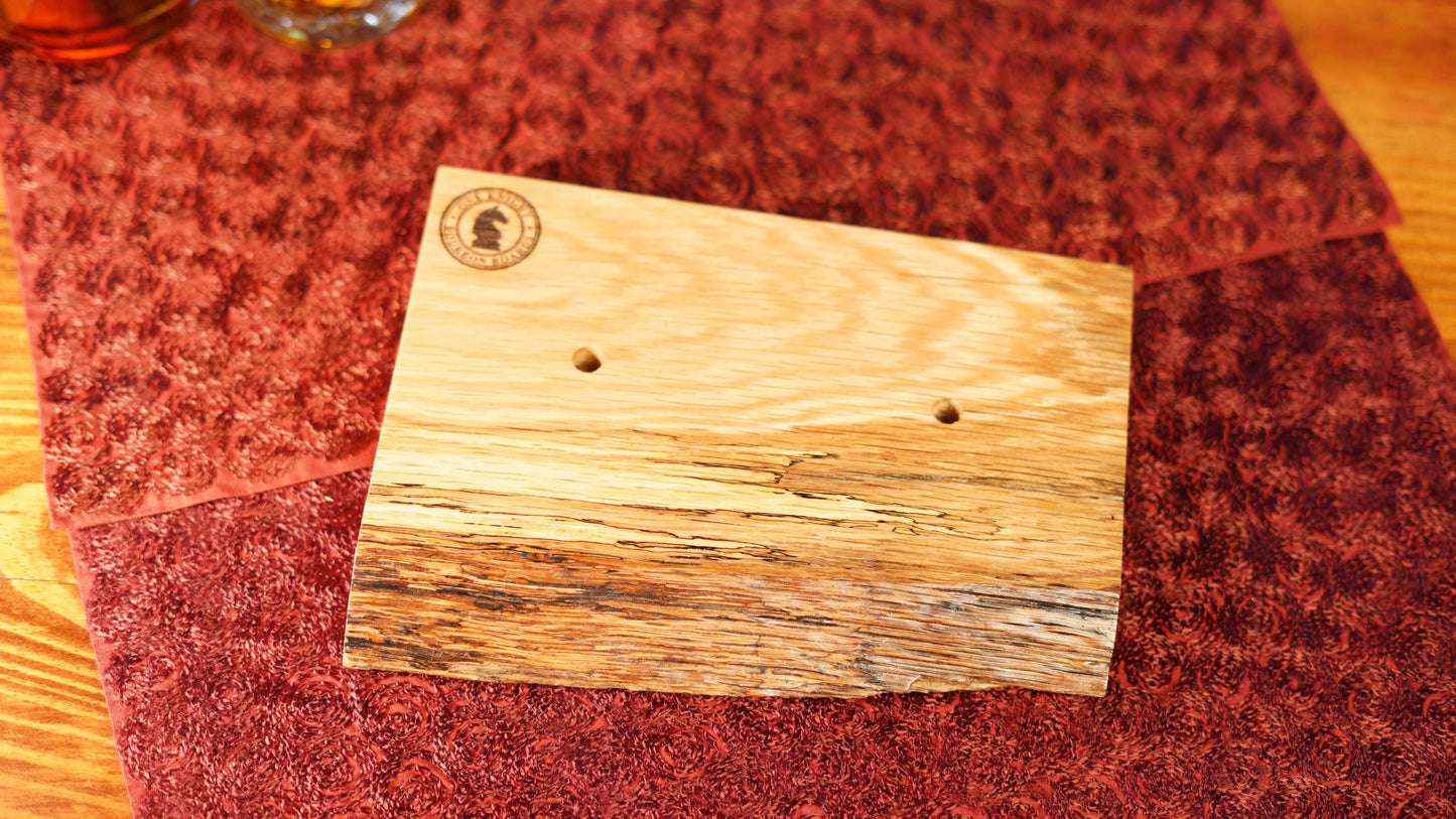 Two Vent Bourbon Board Smoking Kit